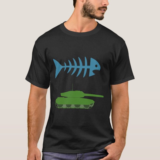 Fischtank-Comic T-Shirt (Vorderseite)