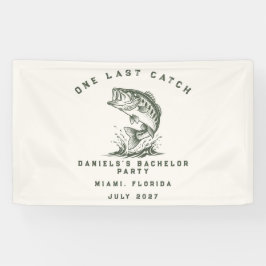 Fischthemen-Angebot für maßgeschneiderte Junggesel Banner