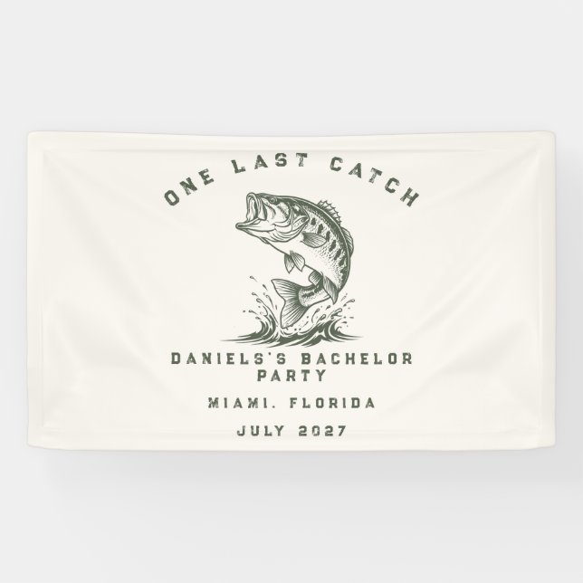 Fischthemen-Angebot für maßgeschneiderte Junggesel Banner (Horizontal)