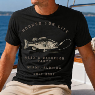 Fischthemen-Angebot für maßgeschneiderte Junggesel T-Shirt