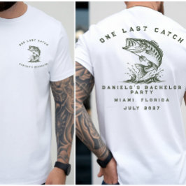 Fischthemen-Angebot für maßgeschneiderte Junggesel T-Shirt