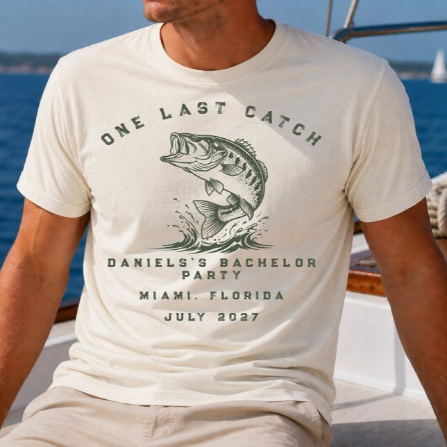 Fischthemen-Angebot für maßgeschneiderte Junggesel T-Shirt (Von Creator hochgeladen)