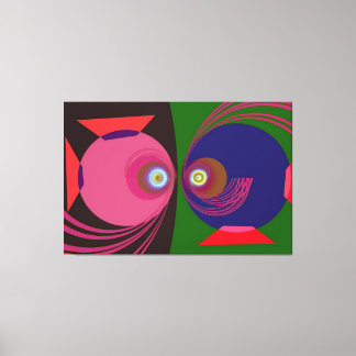 Fischzeichen Leinwanddruck