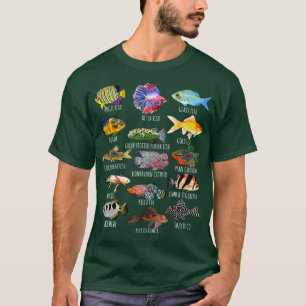 Fischzucht Fischart Biologie Art des Aquariums T-Shirt