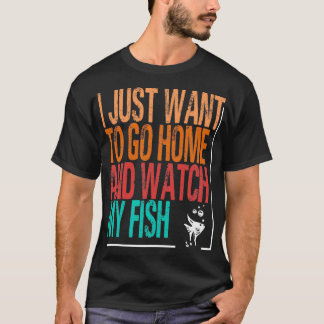 Fischzucht Vintager Aquascaping-Fischaquarist T-Shirt