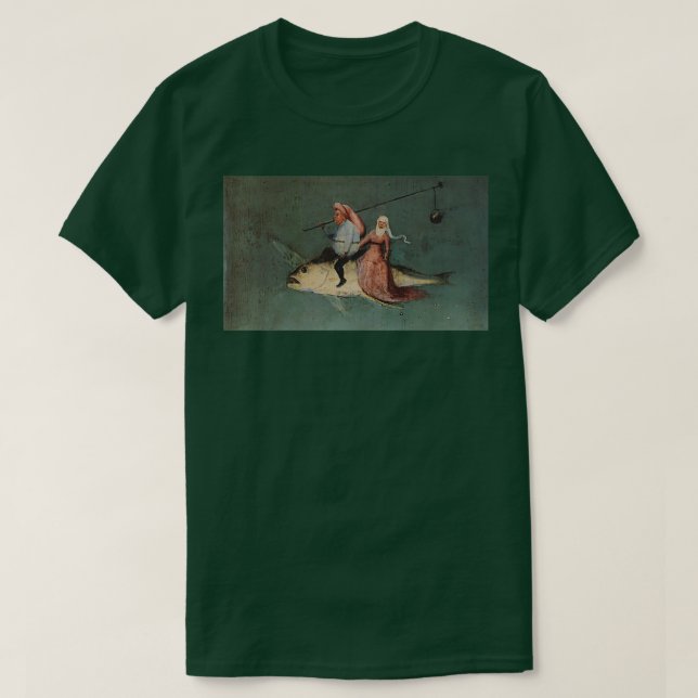 Fischzüchter Hieronymus Bosch T-Shirt (Design vorne)