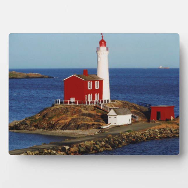 Fisgard Lighthouse Fotoplatte (Vorderseite)