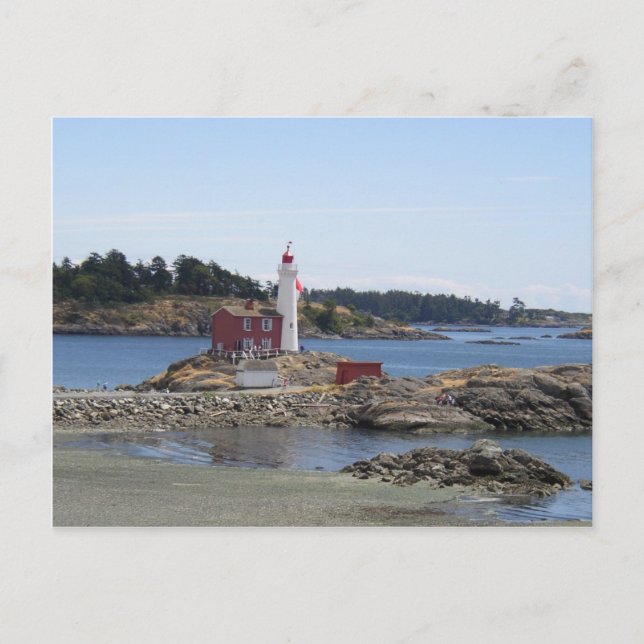 Fisgard Lighthouse Postkarte (Vorderseite)