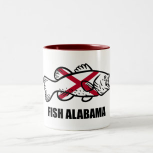 Fish Alabama Zweifarbige Tasse