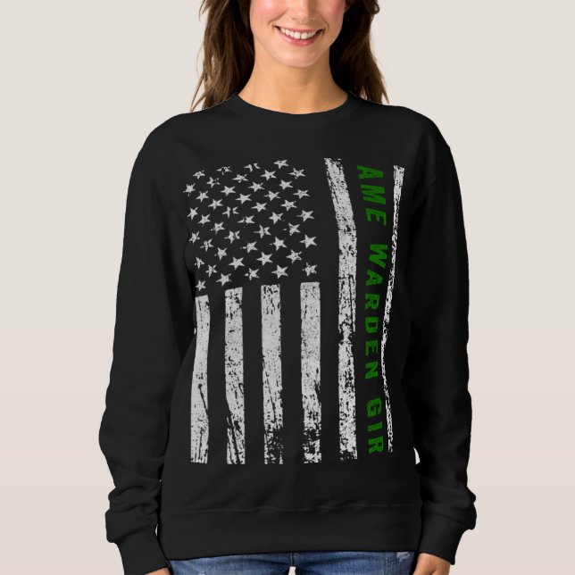 Fish And Game Warden Girl Sweatshirt (Vorderseite)