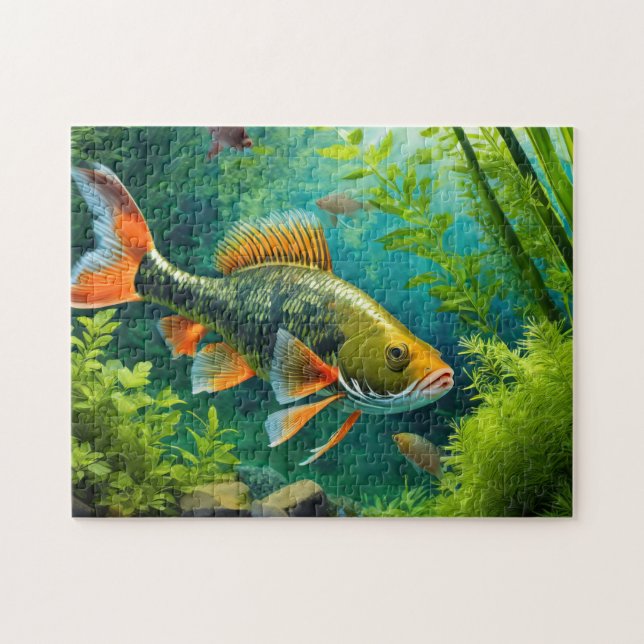 Fish Art 1 Bold und Beautiful Jigsaw Puzzle Intern (Horizontal)