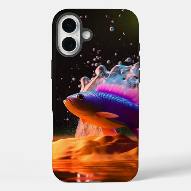 Fish Art Phone Case (Rückseite)