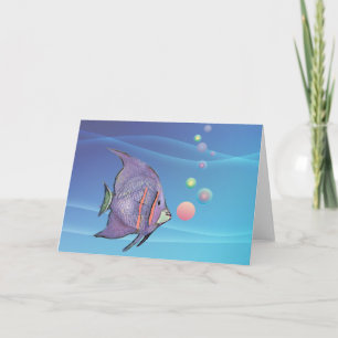 FISH BUBBLE VON SHARON SHARPE KARTE