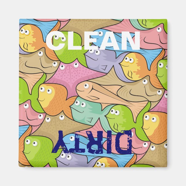 Fish Cartoon Magnet (Vorne)