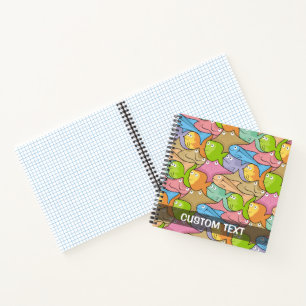 Fish Cartoon Notizbuch