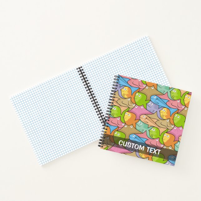 Fish Cartoon Notizbuch (Innenseite)