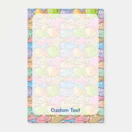 Fish Cartoon Post-it Klebezettel