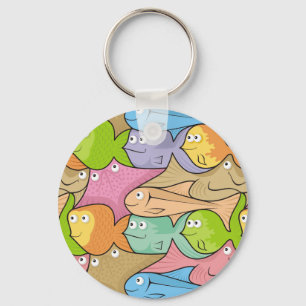 Fish Cartoon Schlüsselanhänger