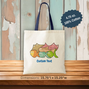 Fish Cartoon Totbag Tragetasche