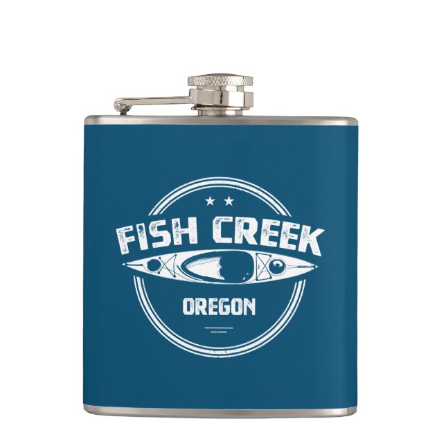 Fish Creek Oregon Kayak Flachmann (Vorderseite)
