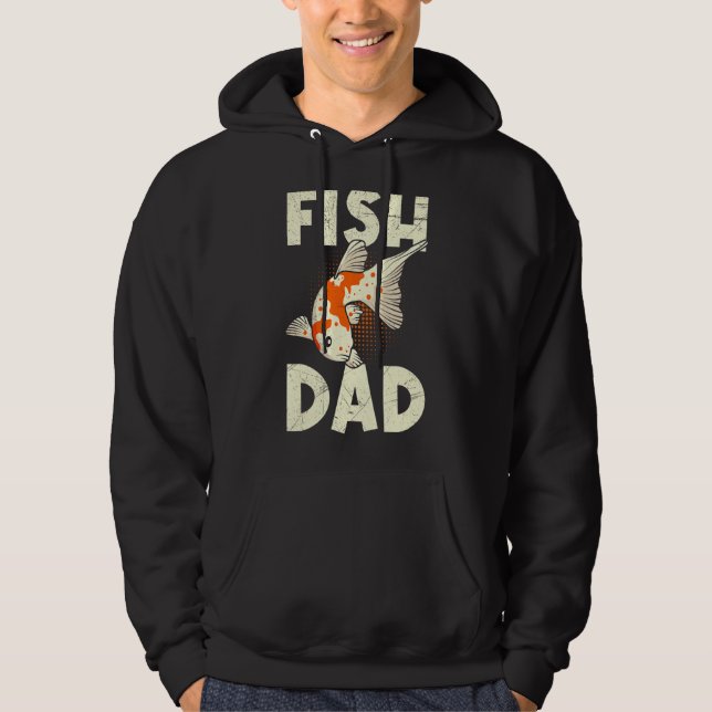 Fish Daddy Koi Vater Koi Pond Hoodie (Vorderseite)