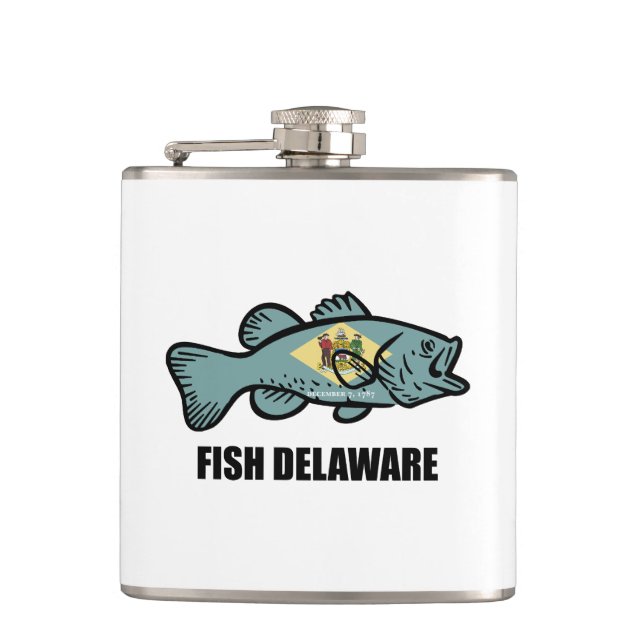 Fish Delaware Flachmann (Vorderseite)