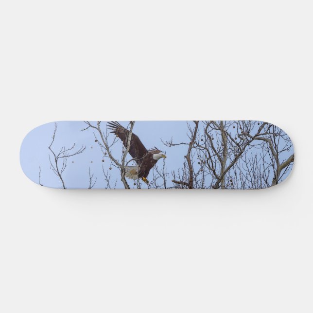 Fish Dinner Delivery Painterly Skateboard (Horizontal)