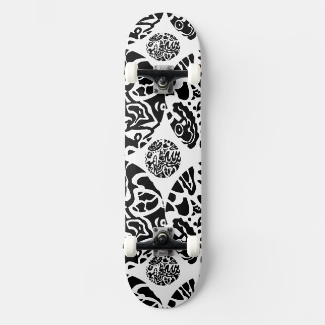 "Fish Disk" Abstrakt Skateboard (Vorderseite)