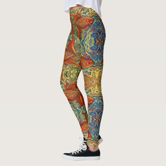 Fish Dreams Leggings - Hübsch (Links)