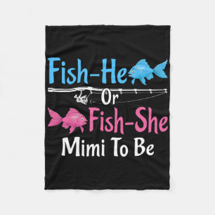 Fish-er oder Fish-sie Mimi zur Geschlechtsenthüllu Fleecedecke