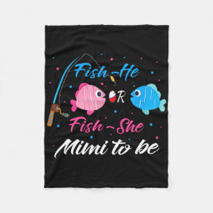 Fish-er oder Fish-sie Mimi zur Geschlechtsenthüllu Fleecedecke