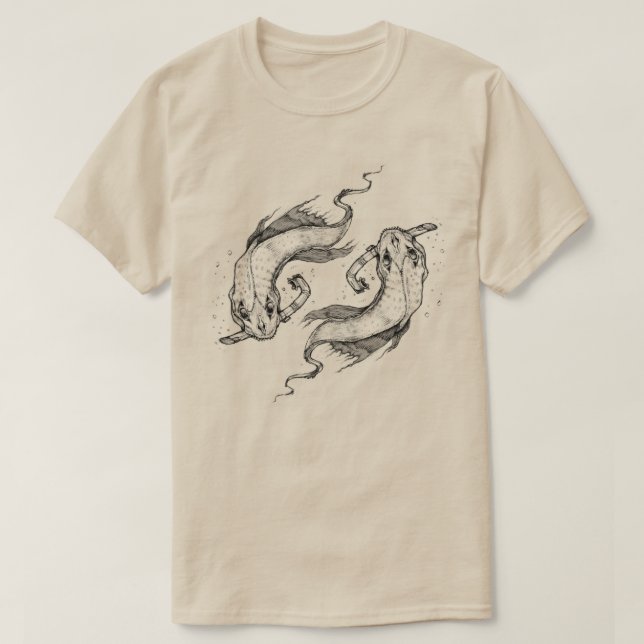 Fish & Fear. T-Shirt (Design vorne)