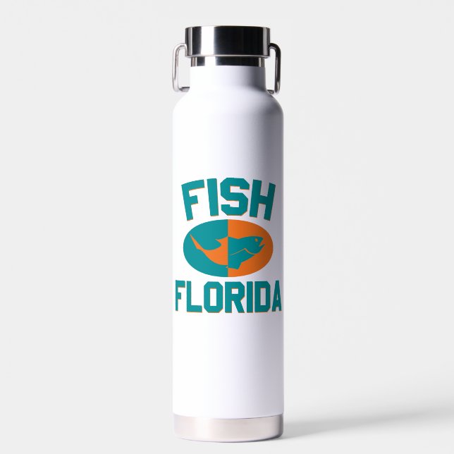 Fish Florida Colors Trinkflasche (Vorne)