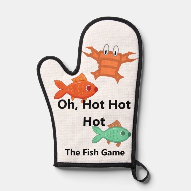 Fish Game Oven Mitt Ofenhandschuh (Vorderseite)