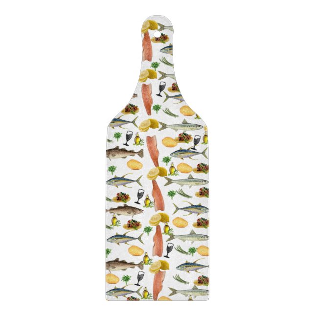 Fish Glass Cutting Board Schneidebrett (Vorderseite)