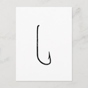 Fish Hook Postkarte