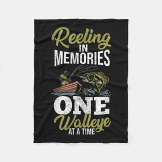 Fish Jagd Sauger Angler Walleye Fisherman Walle Fleecedecke