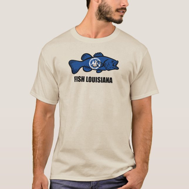 Fish Louisiana T-Shirt (Vorderseite)