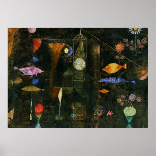 Fish Magic, 1925 von Paul Klee Poster