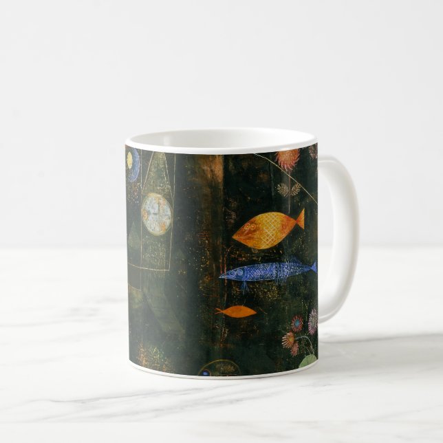Fish Magic - Paul Klee Kaffeetasse (VorderseiteRechts)