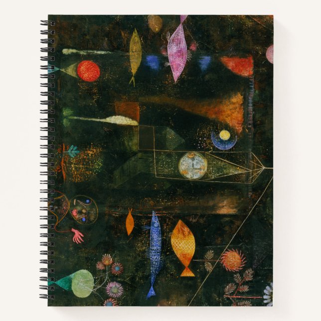 Fish Magic - Paul Klee Notizbuch (Vorderseite)