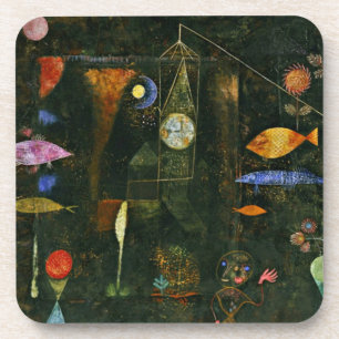 Fish Magic von Paul Klee Getränkeuntersetzer