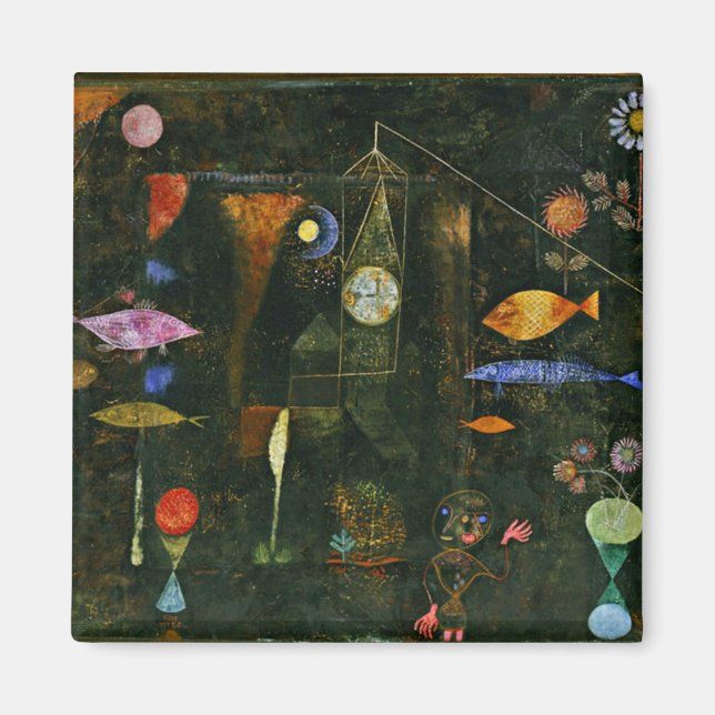 Fish Magic von Paul Klee Magnet (Vorne)