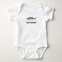 Fish Magnet Baby Unterhemd