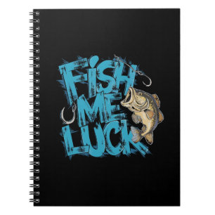 Fish Me Luck Graffiti-Bass-Kunst Notizblock
