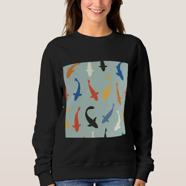 Fish Neck Gator Fish Sweatshirt (Vorderseite)