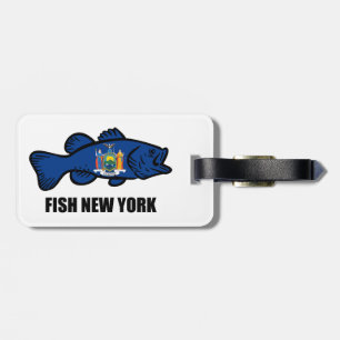 Fish New York Bass Gepäckanhänger