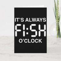 Fish O'clock Lustiger Angel-Fischer Vatertag
