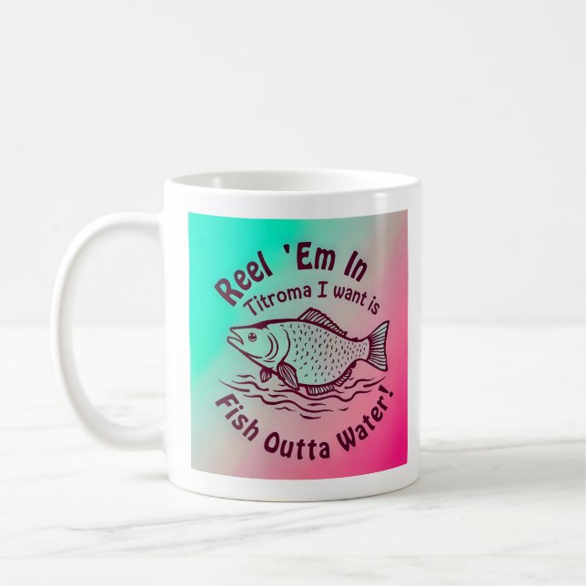 Fish Outta Water Kaffeetasse (Links)