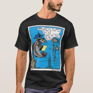 Fish Police Officer Funny Fishing Novelty Geschenk T-Shirt